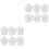 12Pcs Multi-Functional White Foam Fake Cake Models for Crafting 8