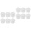 12Pcs Multi-Functional White Foam Fake Cake Models for Crafting 7