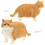 5 giocattoli realistici, statuette decorative per bambini 11