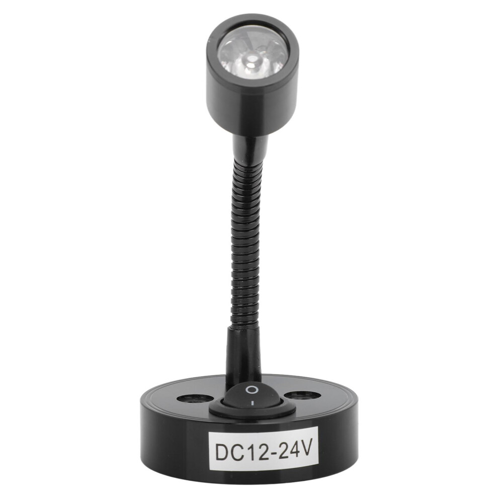 Energy-Efficient LED RV Bedside Light Portable Black DC12-24V-image-OPC-PKGYXSJ-NEW