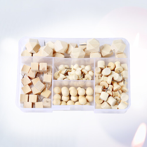 115Pièces Épingles Géométriques Bois Pour Tableau École 2