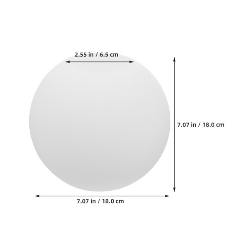 -lampenschirm opal weiß 18 cm durchmesser für hängeleuchte 1