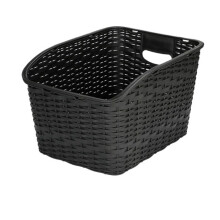 Dog Bike Basket Large Size Rear Basket For Mountain Bike Pet Carrier And Schoolbag Storage Black