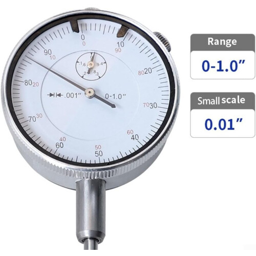 Precision Dial Indicator 0.01mm Resolution Indicator Gauge Meter Measuring Instrument 1