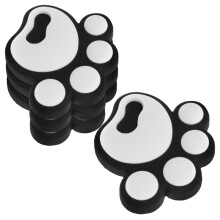 4 -aufkleber für ski und snowboard, tierpfoten-design
