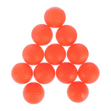 12 sportbälle für indoor outdoor training golfball orange