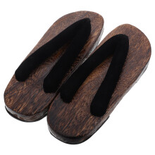 traditionelle japanische holz-sandalen für herren, größe 41