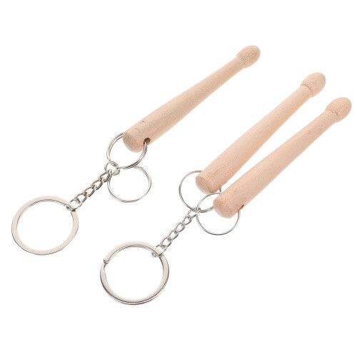 2St Mini Drumstick Sleutelhouder Creatief Drum Accessoire