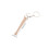 2St Mini Drumstick Sleutelhouder Creatief Drum Accessoire 3