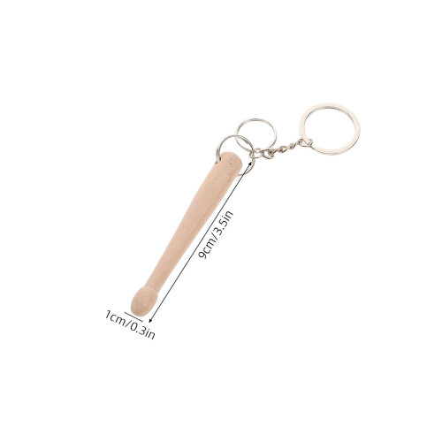 2St Mini Drumstick Sleutelhouder Creatief Drum Accessoire 2