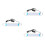 3 Pcs Safe Fish Tank Light Landscape Lamp 8