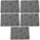 5pcs Pet Feeding Mat Quick Dry Absorbent Bowl Floor Mat 9