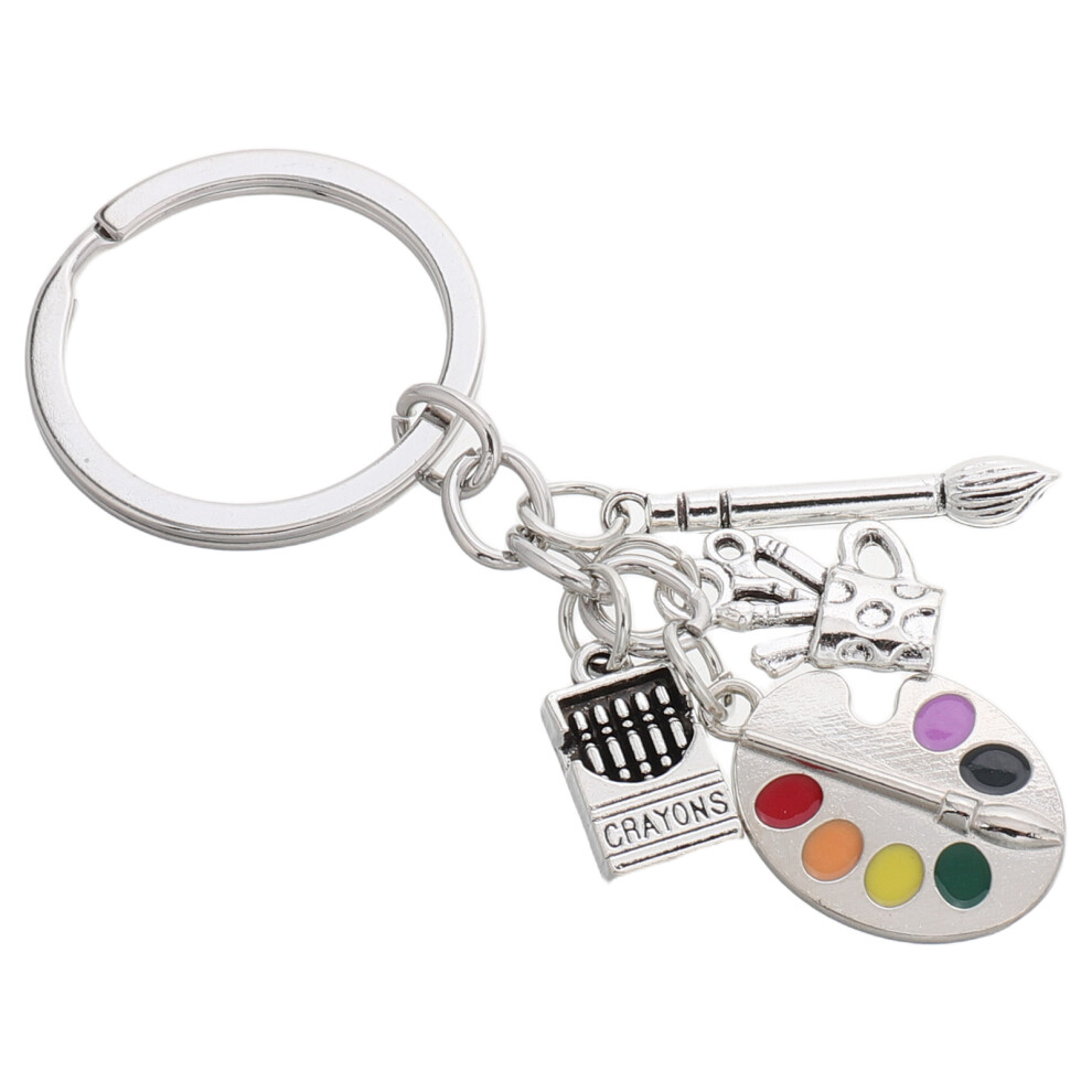 4 Portachiavi Artistici Personalizzati, Idea Per Amanti-image