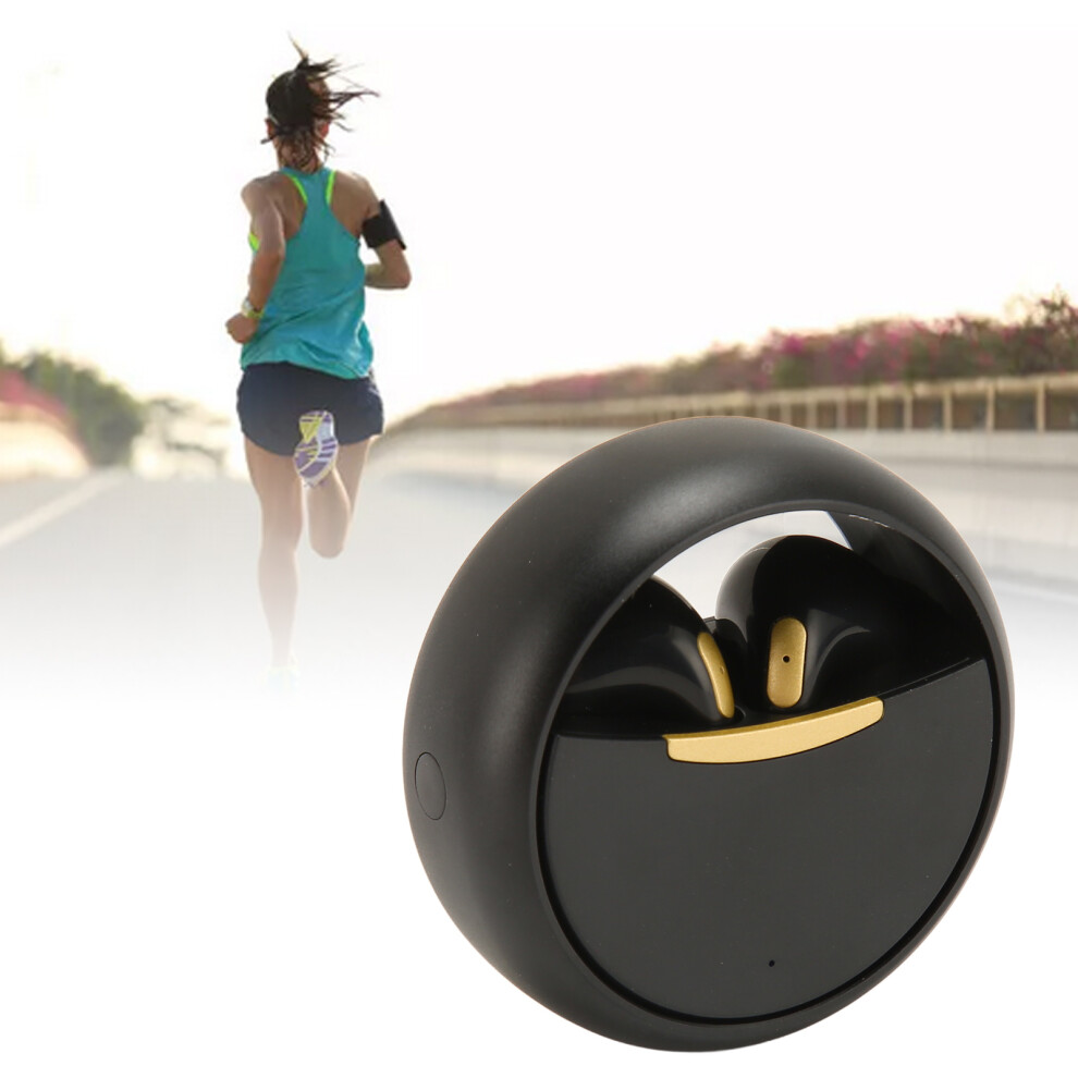 Wireless Bluetooth 5.0 Earbuds Metal Noise Reduction Stereo Headphones 13Mm Black 3231349675445