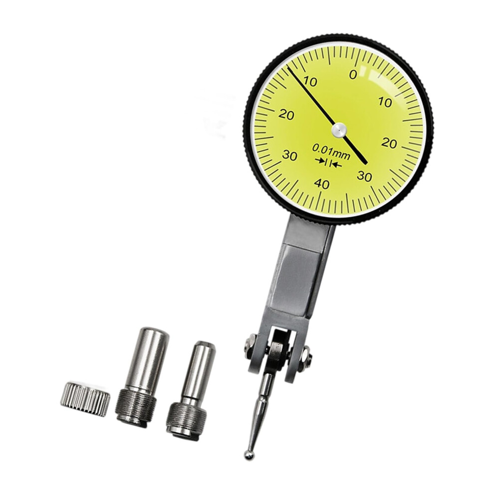 Lever Gauges 0.01 Mm Accuracy Model Bfb26, Yellow Base, Simple To Operate For Machining And Automotive Repair 9016109875389