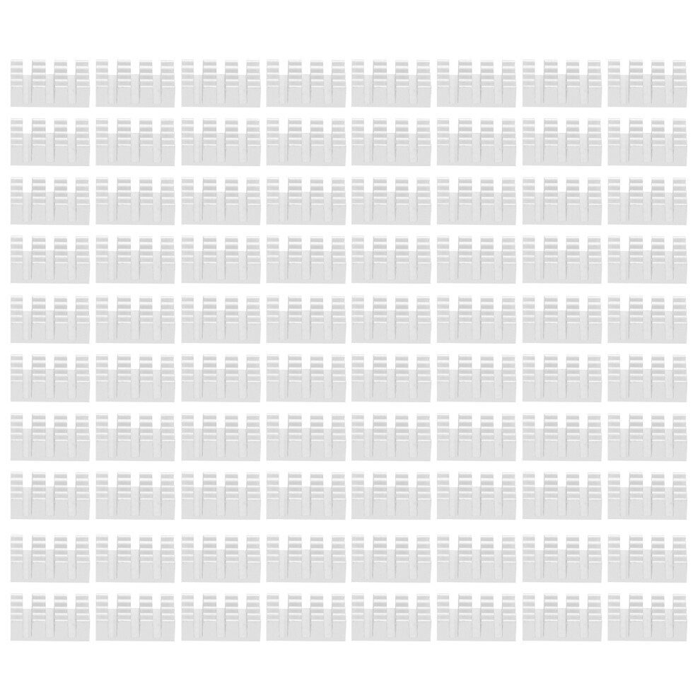80Pcs Aluminum Heatsinks Module Cooling Radiator