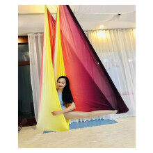 Aerial Yoga Hammock 5m Cloth Fabric Colorful Gold Home Fitness Equipment Yoga Swing Sling