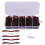 Weiche Silikone Würmer 6cm 100 Stück Regenwurm Köder Angelausrüstung Set 8