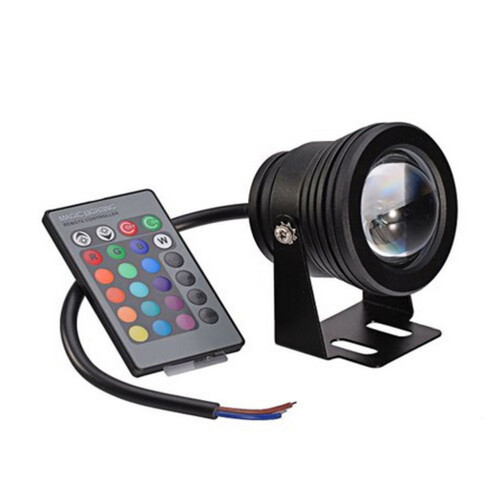 led 10 w rgb para y piscina carcasa
