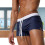 herren badehose kurzgröße xxl marineblau 7