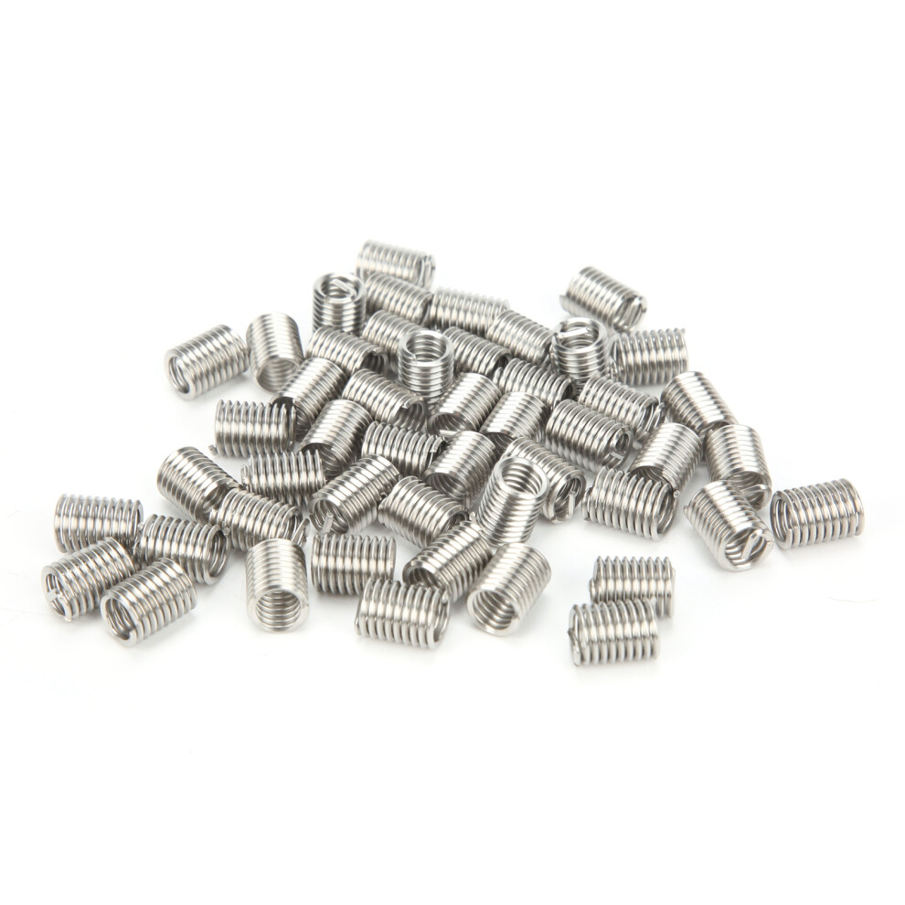 50Pcs Wire Thread Insert Screw Hole Repair Bushing