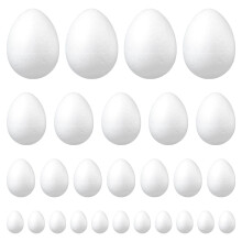 135 Pcs DIY Graffiti Froth Fake Easter Eggs Craft Kit