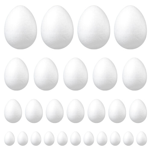135 Pcs DIY Graffiti Froth Fake Easter Eggs Craft Kit