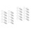 20 Pcs Curtain Clips with Rings Rustproof Drapery 4