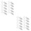 20 Pcs Curtain Clips with Rings Rustproof Drapery 6