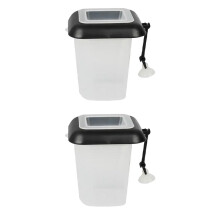 4 Pcs Aquarium Plastic Fish Feeder Tool