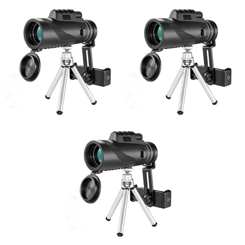 3 Sets 80x100 Outdoor Monocular for Bird Watching 2