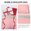 25 pz buste imbottite in bubble mailer con rivestimento oro rosa 7