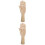 2 pezzi manichino mano legno con dita per 6