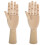 2 pezzi manichino mano legno con dita per 3