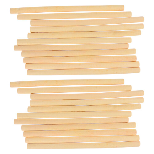 200Stk Robuste Holzstäbe Für DIY Wandteppich Und 1