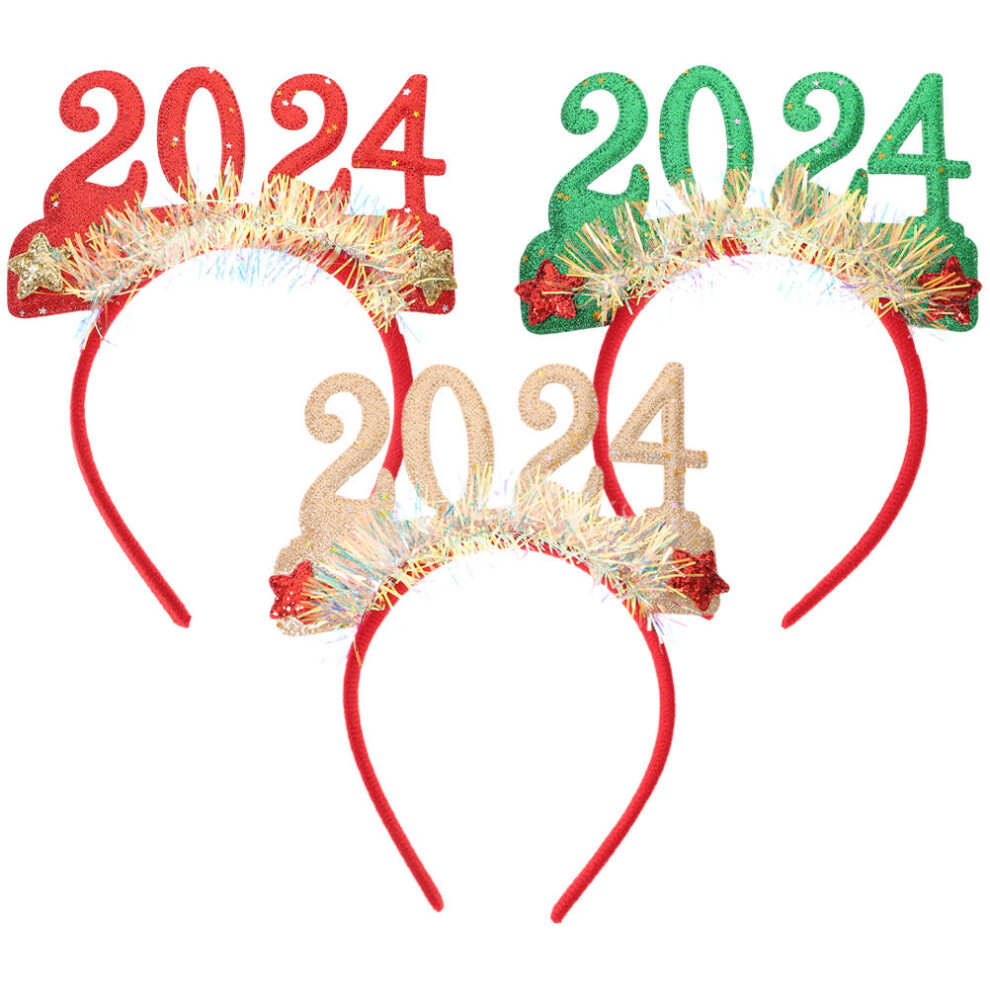 Cerchietto Natalizio Con Glitter Per Festa Fine Anno