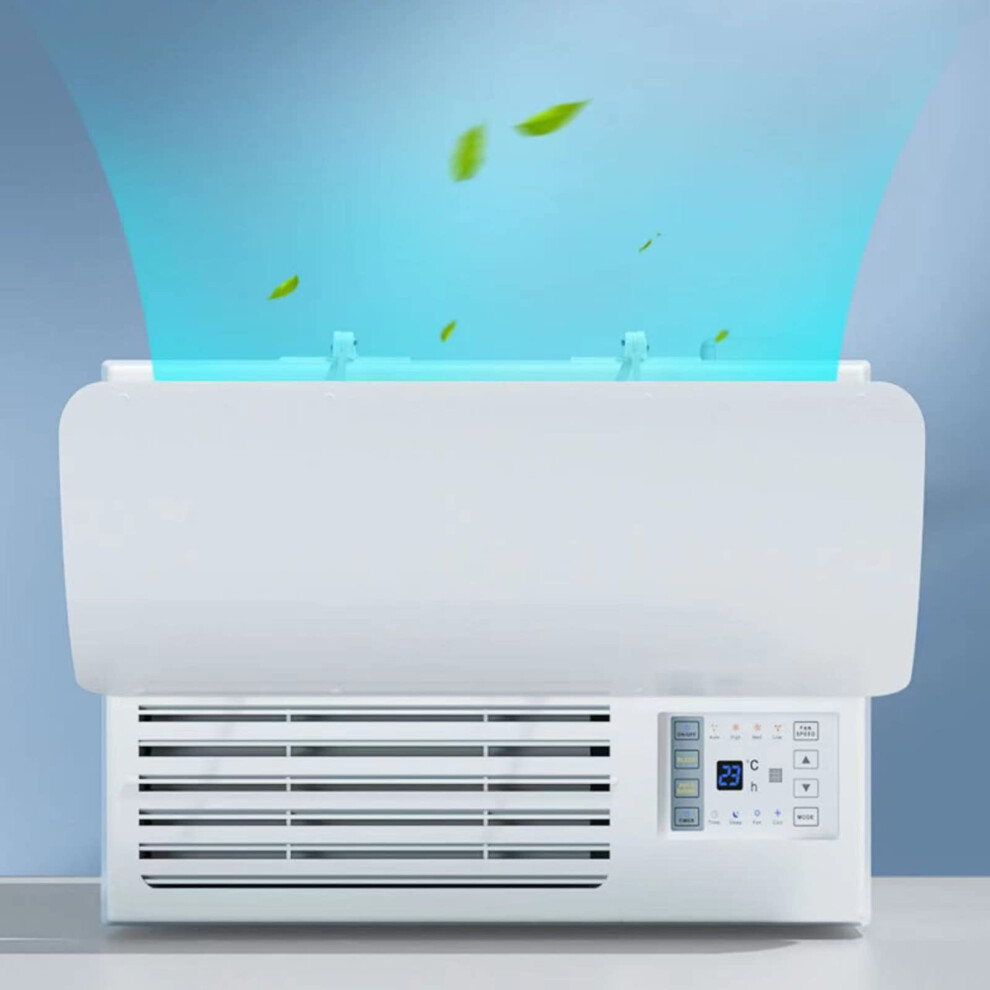 Window Air Conditioner Vent Deflector - Anti-Condensation, Cut-To-Fit, Universal Fit, Winter And Summer 9084446927481