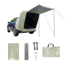 SUV Trunk Tailgate Camping Tent Tailgate Shade Awning Jeep Wrangler TJ 1998-2006 Compatible Shelter Waterproof Beige