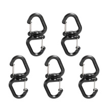 Belt Key Holder Keychain Carabiner 360 Degree Rotation-L