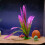 4Pcs Fishtanks Landscape Artificial Plant Decorations for-Red 6