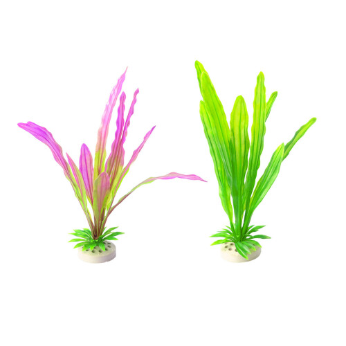 4Pcs Fishtanks Landscape Artificial Plant Decorations for-Red 1