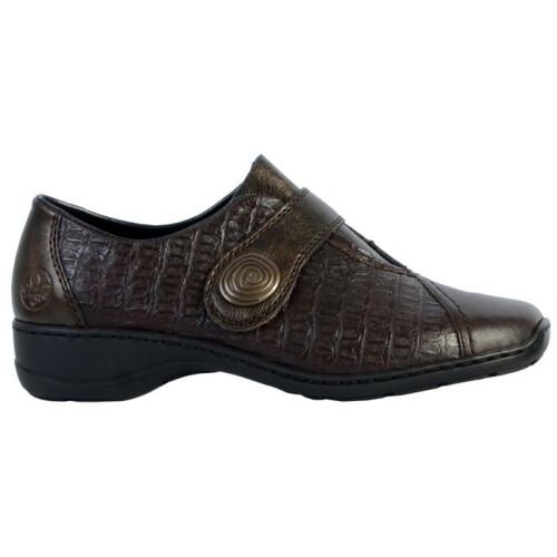 Rieker Mocassin Cuir Rieker Cristallino - Marron 1
