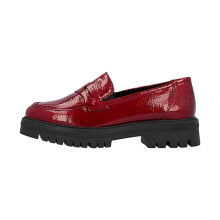 Mocassino in Pelle Rieker Marrakesch - Rosso