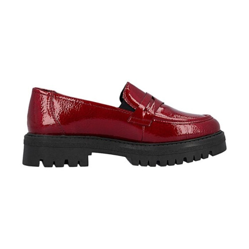 Rieker Mocassin Leder Rieker Marrakesch - Rot 1