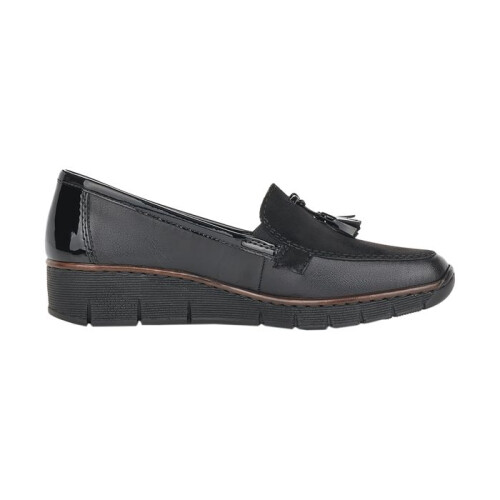 Rieker Mocassin Cuir Rieker Morelia - Noir 1