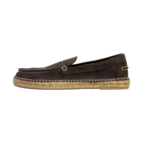 Mocassim Couro Natural World - Cinza