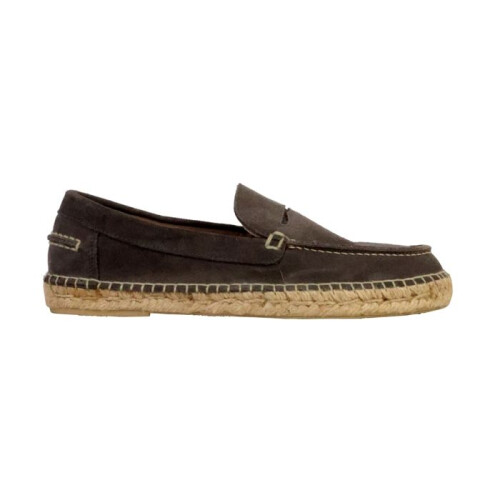 Mocassim Couro Natural World - Cinza 1