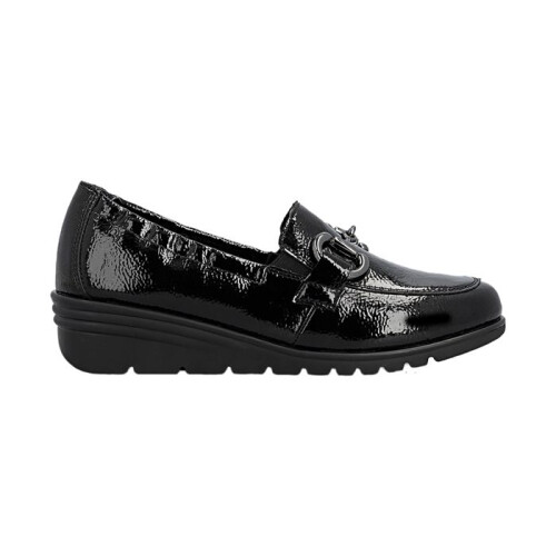 Rieker Mocassin Cuir Rieker Lagro - Noir 1
