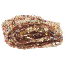 1M Ceinture Ruban Bling Strass Accessoire Couture