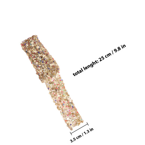 1M Ceinture Ruban Bling Strass Accessoire Couture 2